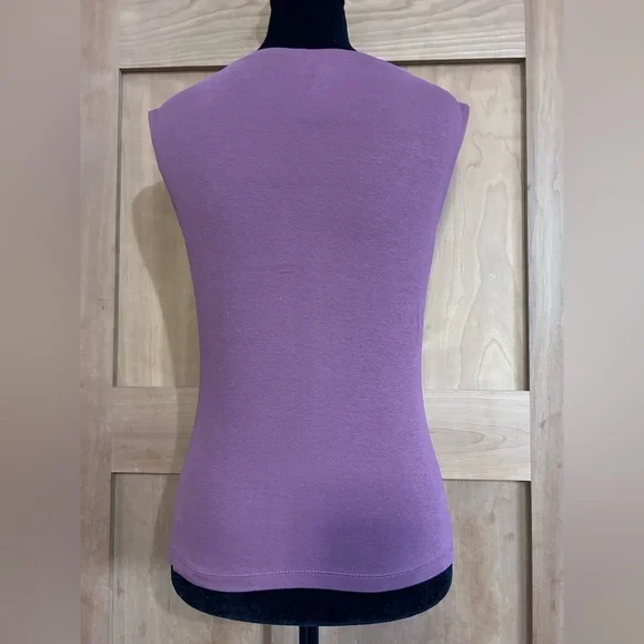 Universal Thread Fitted Sleeveless Tank Top Purple - Picture 2 of 5